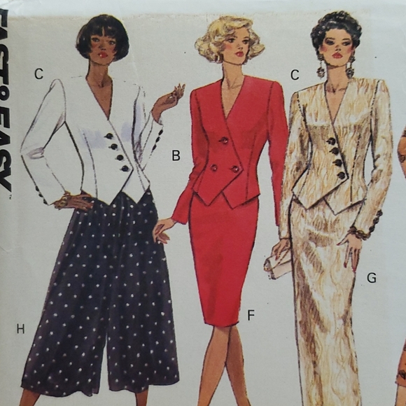 BUTTERICK CLASSICS Pattern #5169 Suit dated1990 UNCUT - Picture 1 of 9